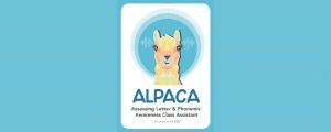 Young children using the Alpaca AI tool for early dyslexia screening in an Irish classroom